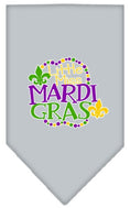 Load image into Gallery viewer, Pet and Dog Bandana Screen Printed, "Little Miss Mardi Gras"
