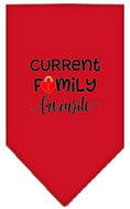 Load image into Gallery viewer, Pet and Dog Bandana Screen Printed, "Family Favorite"
