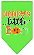 Load image into Gallery viewer, Halloween Pet and Dog Bandana Screen Printed, "Daddy's Little Boo"

