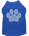 Load image into Gallery viewer, Pet Dog & Cat Shirt Screen Printed, "Chevron Paw"
