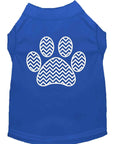 Load image into Gallery viewer, Pet Dog & Cat Shirt Screen Printed, "Chevron Paw"
