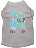 Load image into Gallery viewer, Pet Shirt "Elsa, The Cold Bothers The Rest Of Us"
