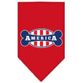 Load image into Gallery viewer, Pet and Dog Bandana Screen Printed, "Bonely In America"

