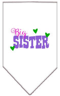 Load image into Gallery viewer, Pet and Dog Bandana Screen Printed, "Big Sister"
