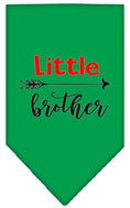 Load image into Gallery viewer, Pet and Dog Bandana Screen Printed, "Little Brother"

