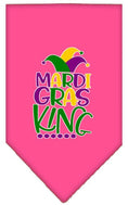 Load image into Gallery viewer, Pet and Dog Bandana Screen Printed, "Mardi Gras King"
