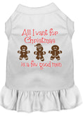 Load image into Gallery viewer, Christmas Pet Dress, "All I Want For Christmas Is A Few Good Men"

