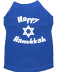 Load image into Gallery viewer, Hanukkah Pet Dog & Cat Shirt Screen Printed, "Happy Hanukkah"
