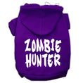 Load image into Gallery viewer, Halloween Pet Hoodie Screen Printed, "Zombie Hunter"
