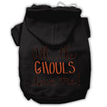 Load image into Gallery viewer, Halloween Pet Hoodie "All The Ghouls Love Me"
