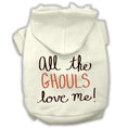 Load image into Gallery viewer, Halloween Pet Hoodie "All The Ghouls Love Me"
