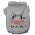 Load image into Gallery viewer, Halloween Pet Hoodie "All The Ghouls Love Me"
