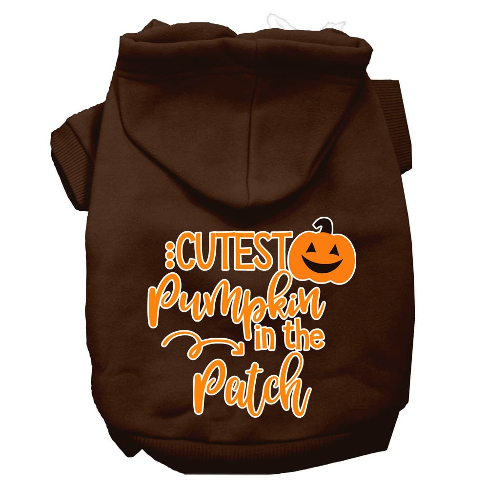 Halloween Pet Hoodie "Cutest Pumpkin In The Patch"