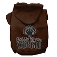 Load image into Gallery viewer, Thanksgiving Pet, Dog and Cat Hoodie, "Gobble 'Til You Wobble"
