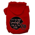 Load image into Gallery viewer, Pet, Dog and Cat Hoodie, "Most Wonderful Time Of The Year (Football)"

