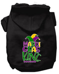 Load image into Gallery viewer, Pet Dog & Cat Hoodie Screen Printed, "Mardi Gras King"
