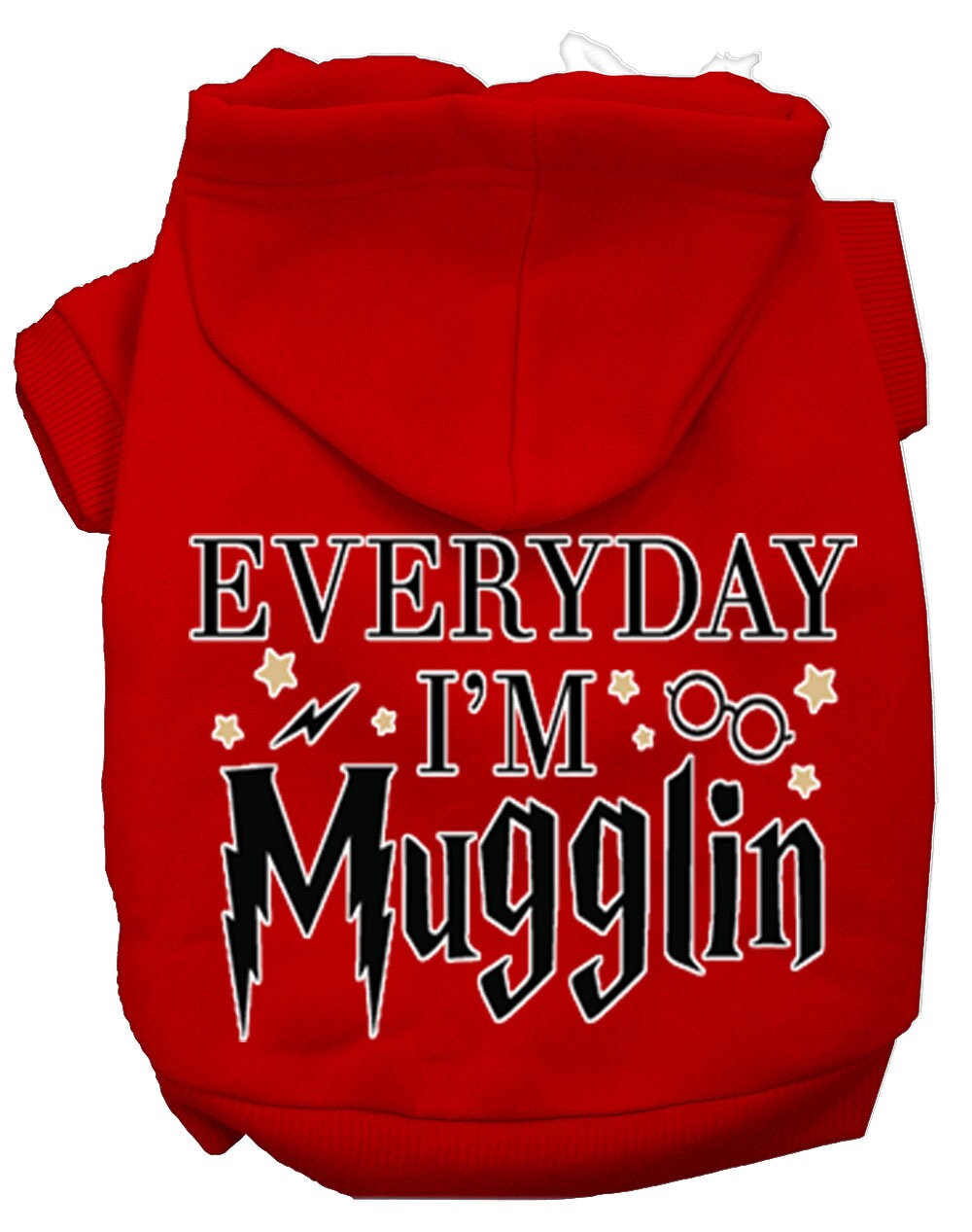 Pet Hoodie "Everyday I'm Mugglin"