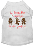 Load image into Gallery viewer, Christmas Pet Shirt "All I Want For Christmas Is A Few Good Men"
