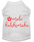 Load image into Gallery viewer, Christmas Pet Dog & Cat Shirt Screen Printed, "Mele Kalikimaka"

