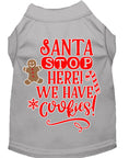 Load image into Gallery viewer, Christmas Pet Dog & Cat Shirt Screen Printed, "Santa, We Have Cookies"
