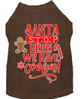 Load image into Gallery viewer, Christmas Pet Dog & Cat Shirt Screen Printed, "Santa, We Have Cookies"
