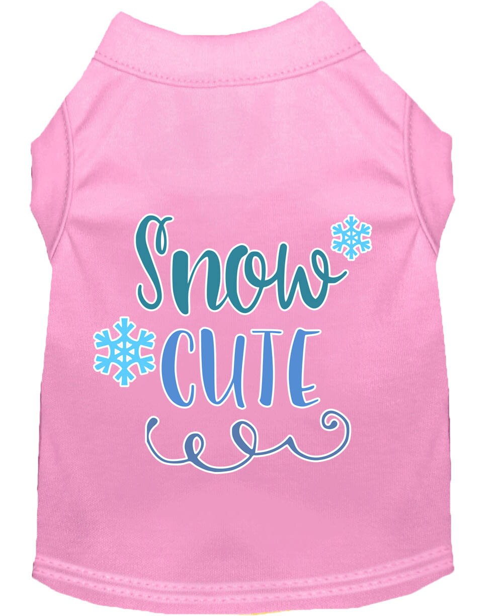 Christmas Pet Shirt "Snow Cute"