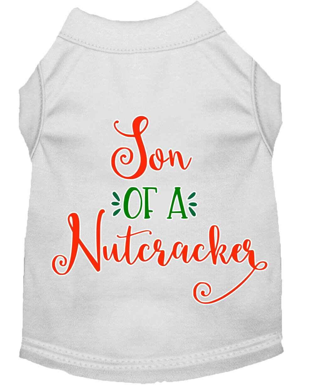 Christmas Pet Dog & Cat Shirt Screen Printed, "Son Of A Nutcracker"