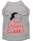 Load image into Gallery viewer, Christmas Pet Dog & Cat Shirt Screen Printed, "You Serious, Clark?"
