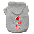Load image into Gallery viewer, Christmas Pet Hoodie Screen Printed, "Little Elf"
