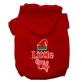 Load image into Gallery viewer, Christmas Pet Hoodie Screen Printed, "Little Elf"
