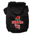 Load image into Gallery viewer, Christmas Pet Hoodie Screen Printed, "Middle Elf"

