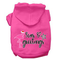 Load image into Gallery viewer, Christmas Pet Hoodie Screen Printed, "Seas & Greetings"
