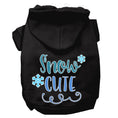 Load image into Gallery viewer, Christmas Pet Hoodie Screen Printed, "Snow Cute"
