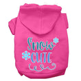 Load image into Gallery viewer, Christmas Pet Hoodie Screen Printed, "Snow Cute"
