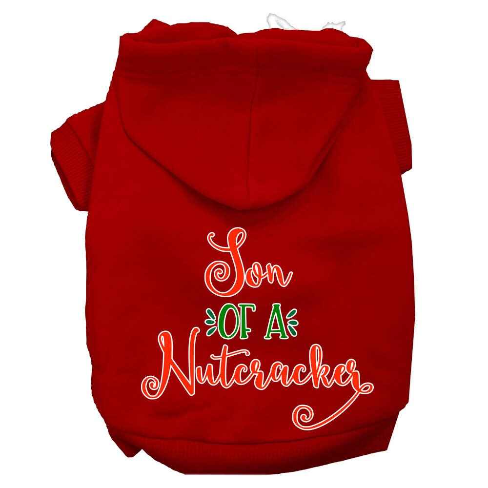 Christmas Pet Hoodie Screen Printed, "Son Of A Nutcracker"
