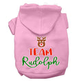 Load image into Gallery viewer, Christmas Pet Hoodie Screen Printed, "Team Rudolph"

