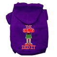 Load image into Gallery viewer, Christmas Pet Hoodie Screen Printed, "The Elf Did It"
