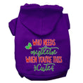 Load image into Gallery viewer, Christmas Pet Hoodie, "Who Needs Mistletoe When You're This Cute"
