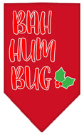 Load image into Gallery viewer, Christmas Pet and Dog Bandana Screen Printed, "Bah Humbug"
