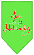 Load image into Gallery viewer, Christmas Pet and Dog Bandana Screen Printed, "Son Of A Nutcracker"
