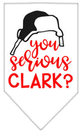 Load image into Gallery viewer, Christmas Pet and Dog Bandana Screen Printed, "You Serious Clark?"
