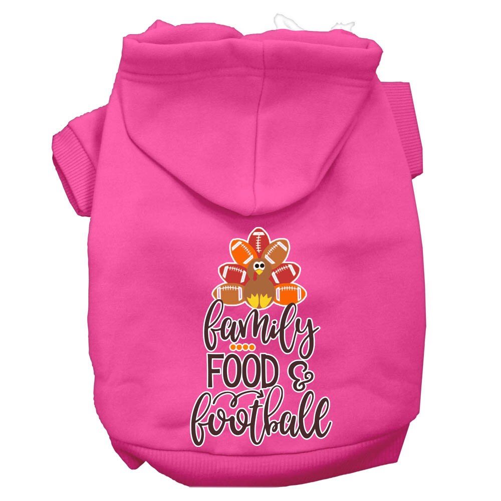 Pet Hoodie "Family, Food, & Football"