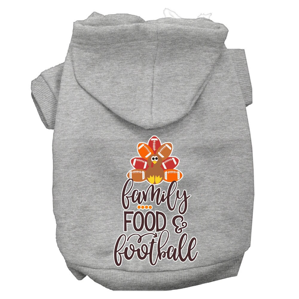 Pet Hoodie "Family, Food, & Football"