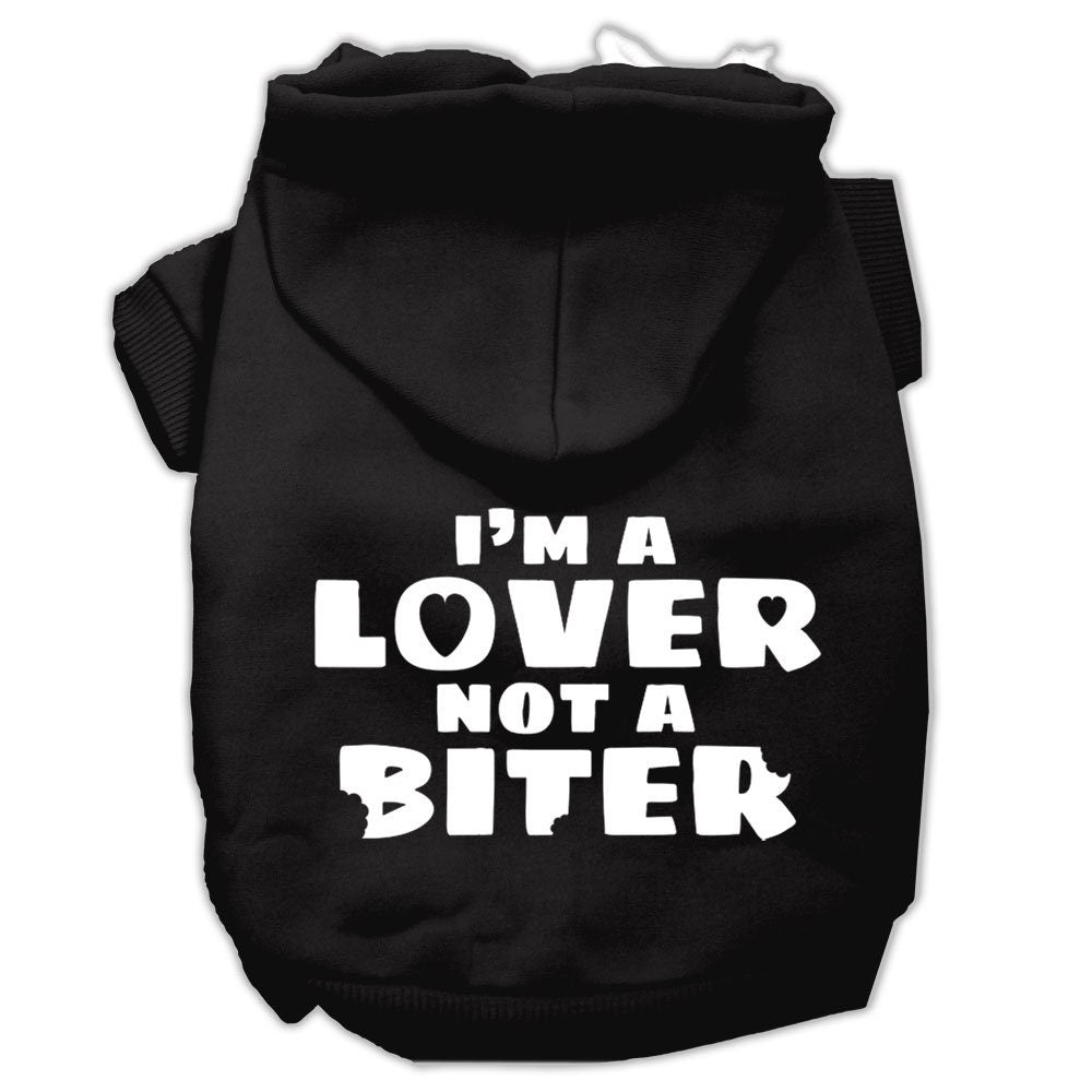 Pet Hoodie "I'm A Lover, Not A Biter"