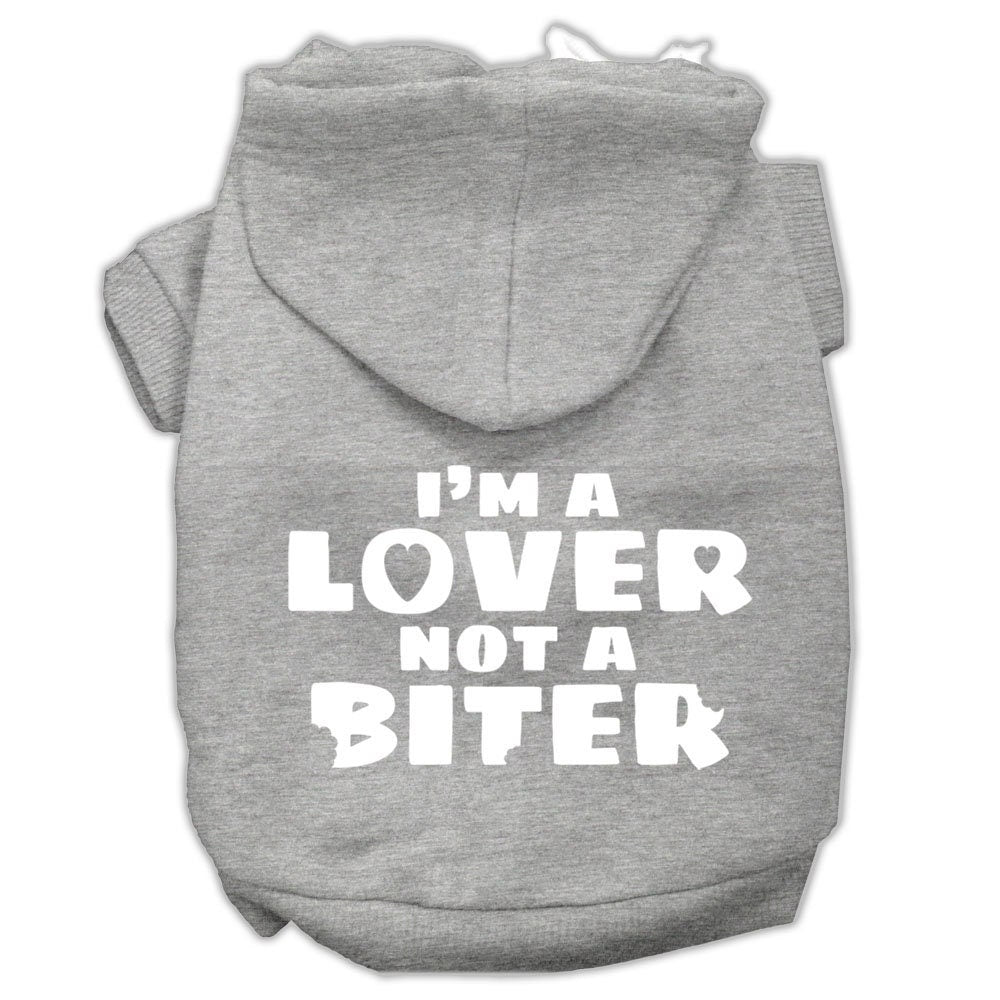 Pet Hoodie "I'm A Lover, Not A Biter"