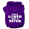 Load image into Gallery viewer, Pet Hoodie "I'm A Lover, Not A Biter"
