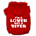 Load image into Gallery viewer, Pet Hoodie "I'm A Lover, Not A Biter"
