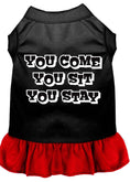 Load image into Gallery viewer, Pet Dress "You Come, You Sit, You Stay"
