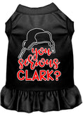 Load image into Gallery viewer, Christmas Pet Dress Screen Printed, "You Serious Clark?"
