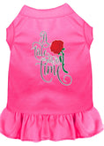 Load image into Gallery viewer, Pet Dress Screen Printed, "Timeless Tale"
